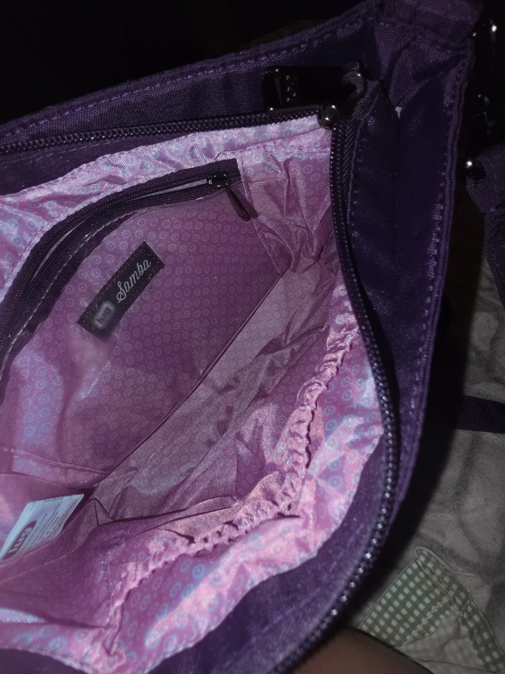 lug Samba Crossbody Bag in Deep Purple